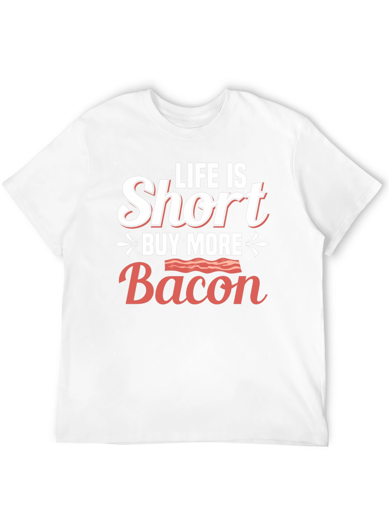 Black Life is Short Buy More Bacon T-Shirt view 12