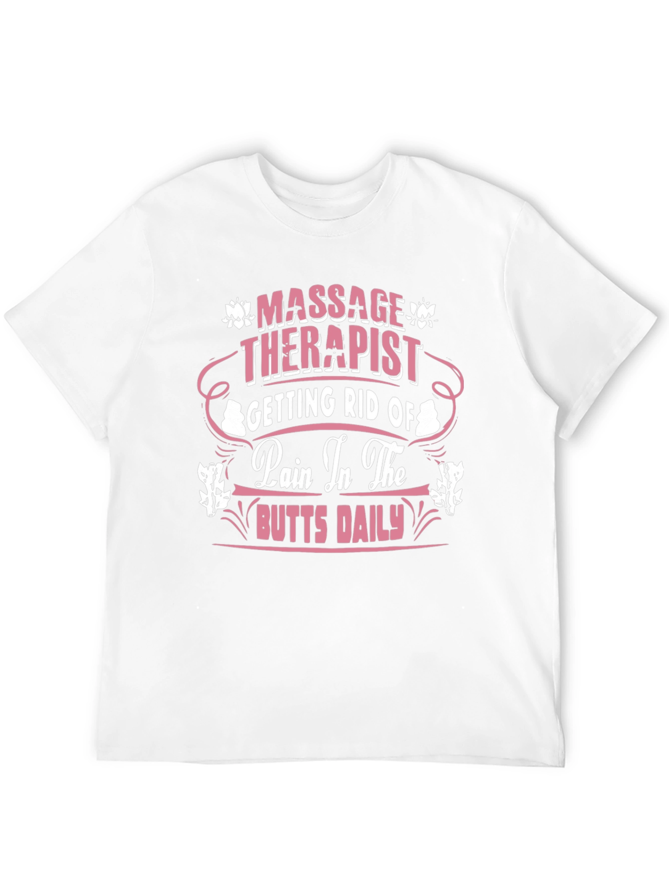 Black Massage Therapist Humor Graphic T-Shirt view 12