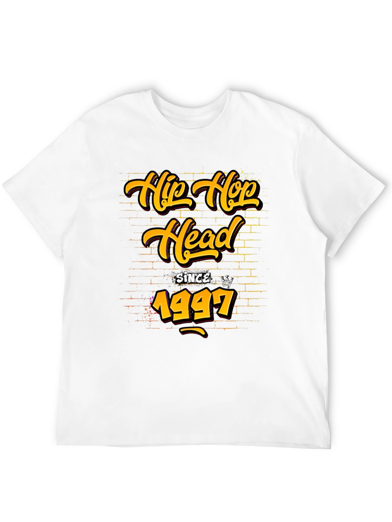 Black Hip Hop Head Since 1997 Graphic Tee view 12