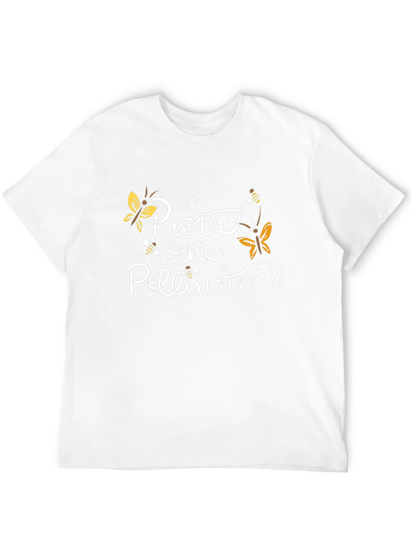 Protect Pollinators Black Graphic T-Shirt - 12