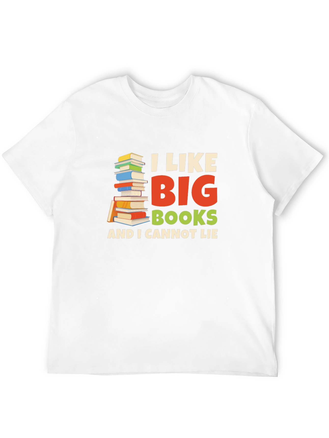 Black I Like Big Books T-Shirt - Novelty Reader Tee view 12