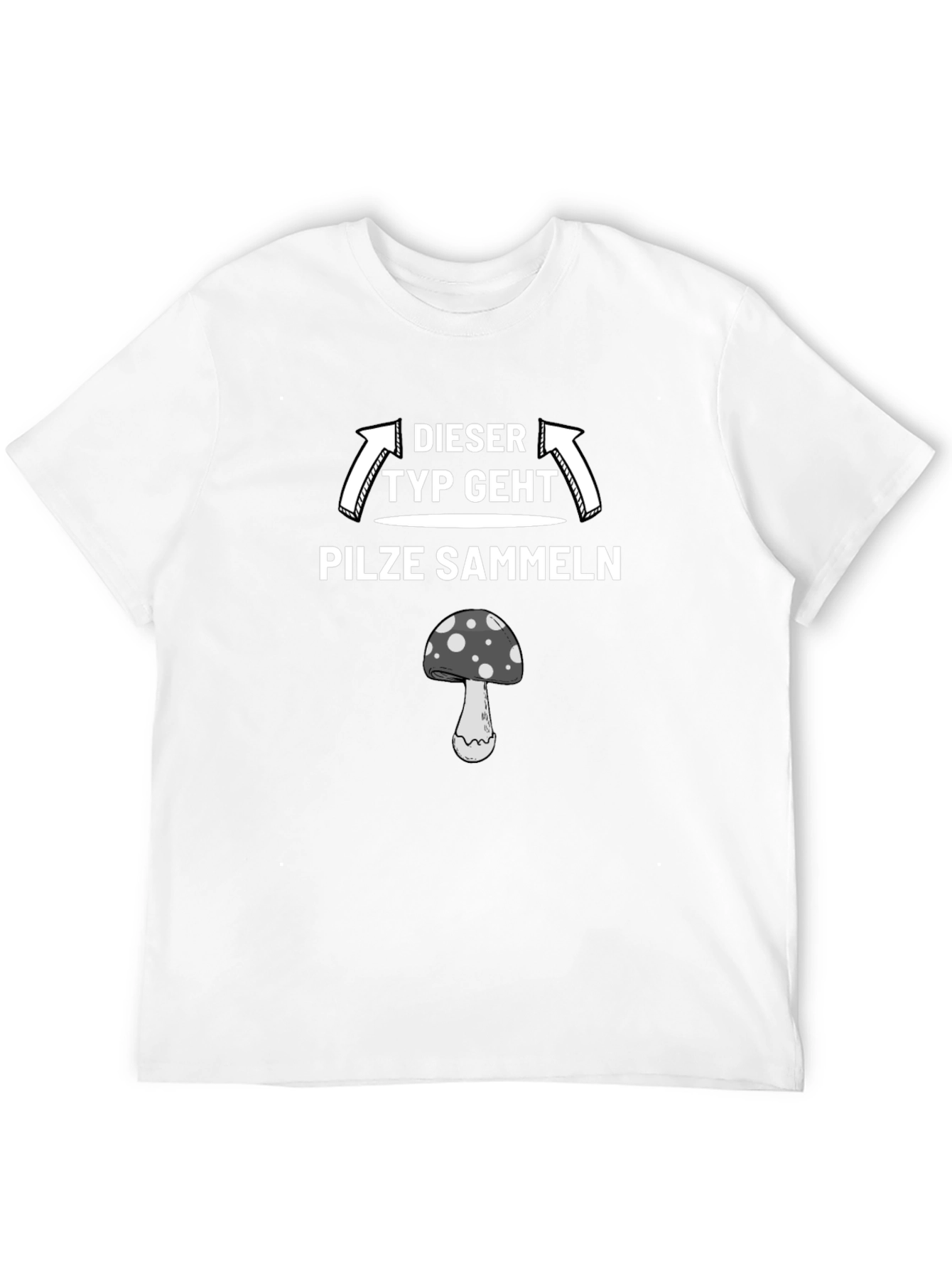 Black Mushroom Picking T-Shirt -  Dieser Typ Geht Pilze Sammeln view 12