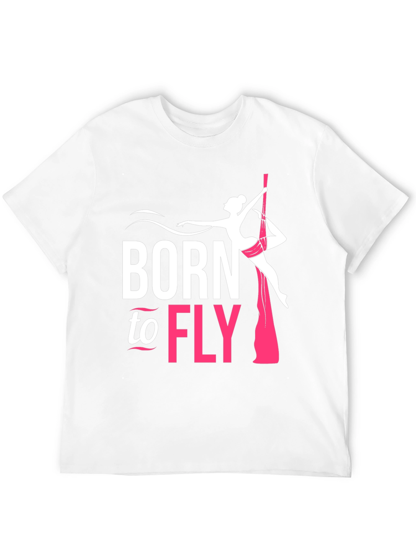 Black Born To Fly Aerial Silk T-Shirt view 12