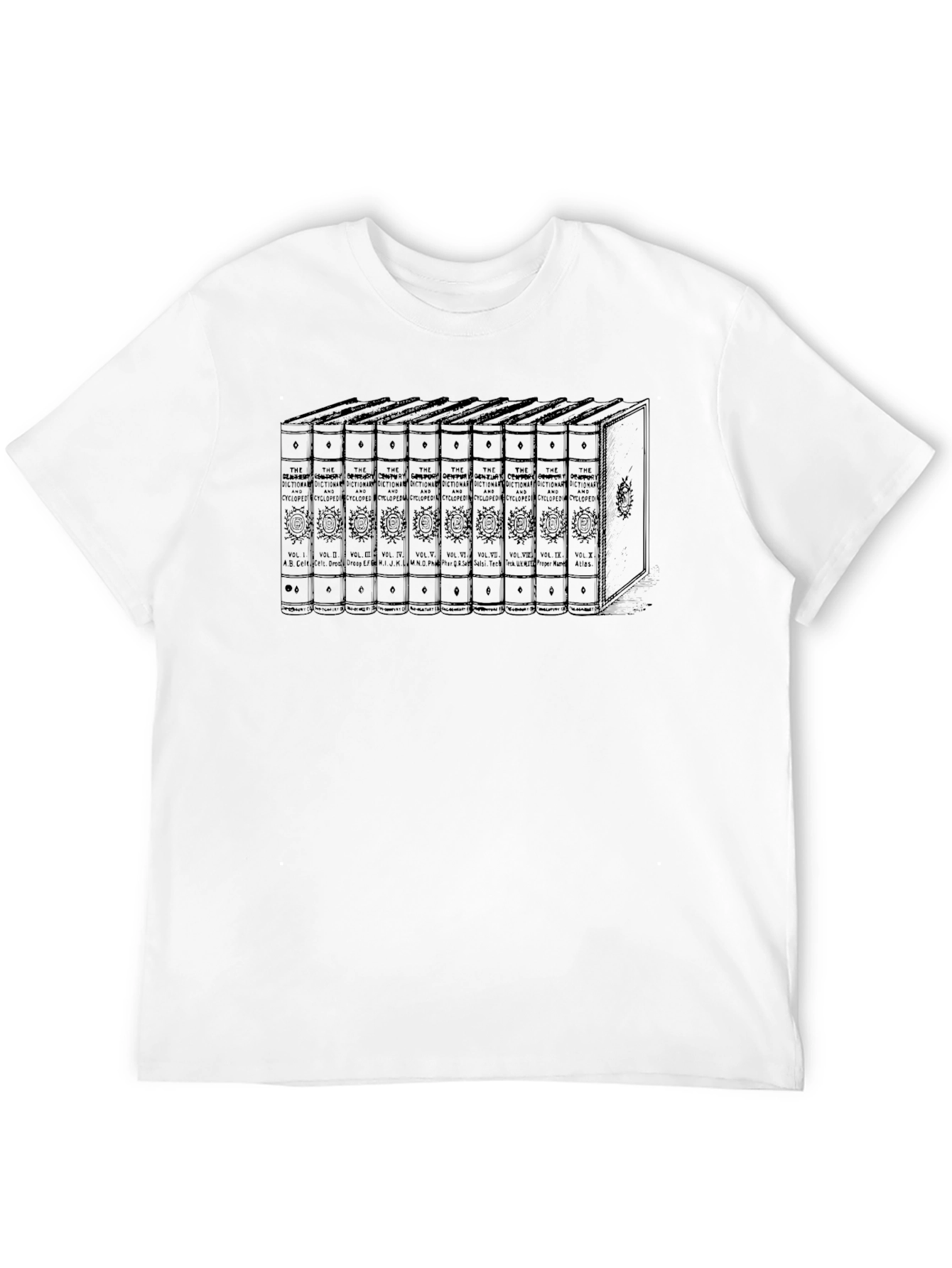 Black Book Shelf T-Shirt - Literary Style view 12