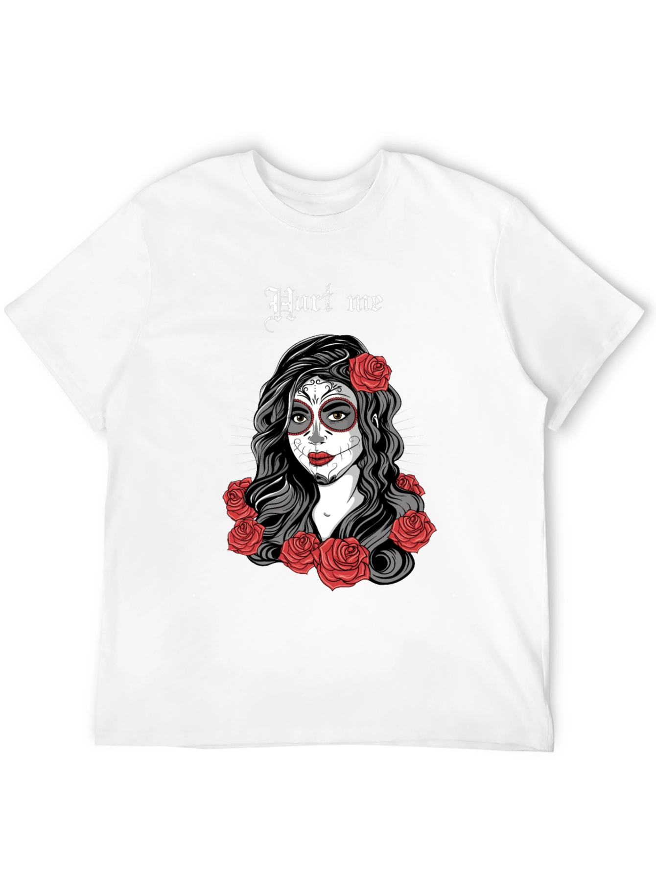 Day of the Dead T-Shirt - Sugar Skull Woman - 12