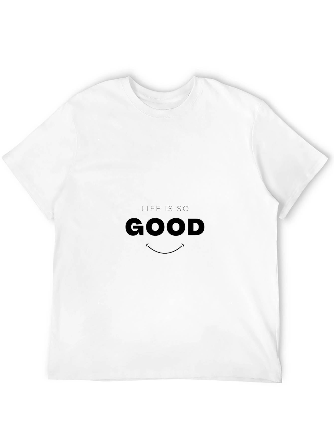 Black Life Is So Good Black T-Shirt view 12