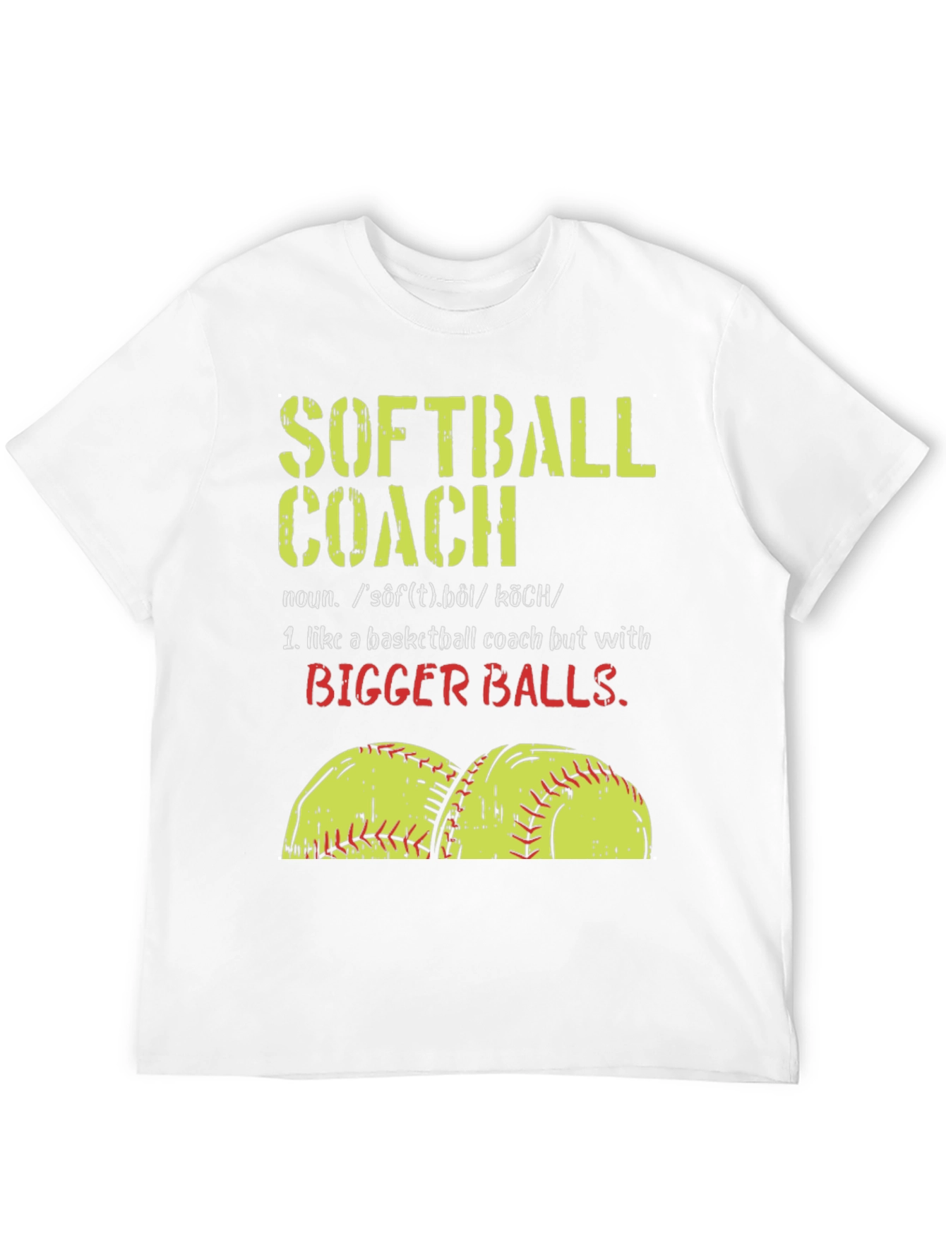 Black Softball Coach T-Shirt - Funny Saying Tee view 12