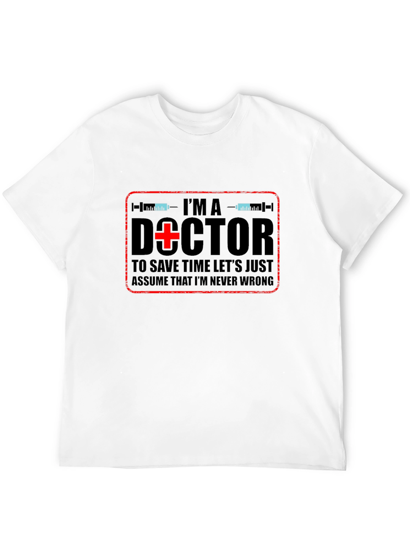 Black I'm a Doctor Graphic T-Shirt view 12