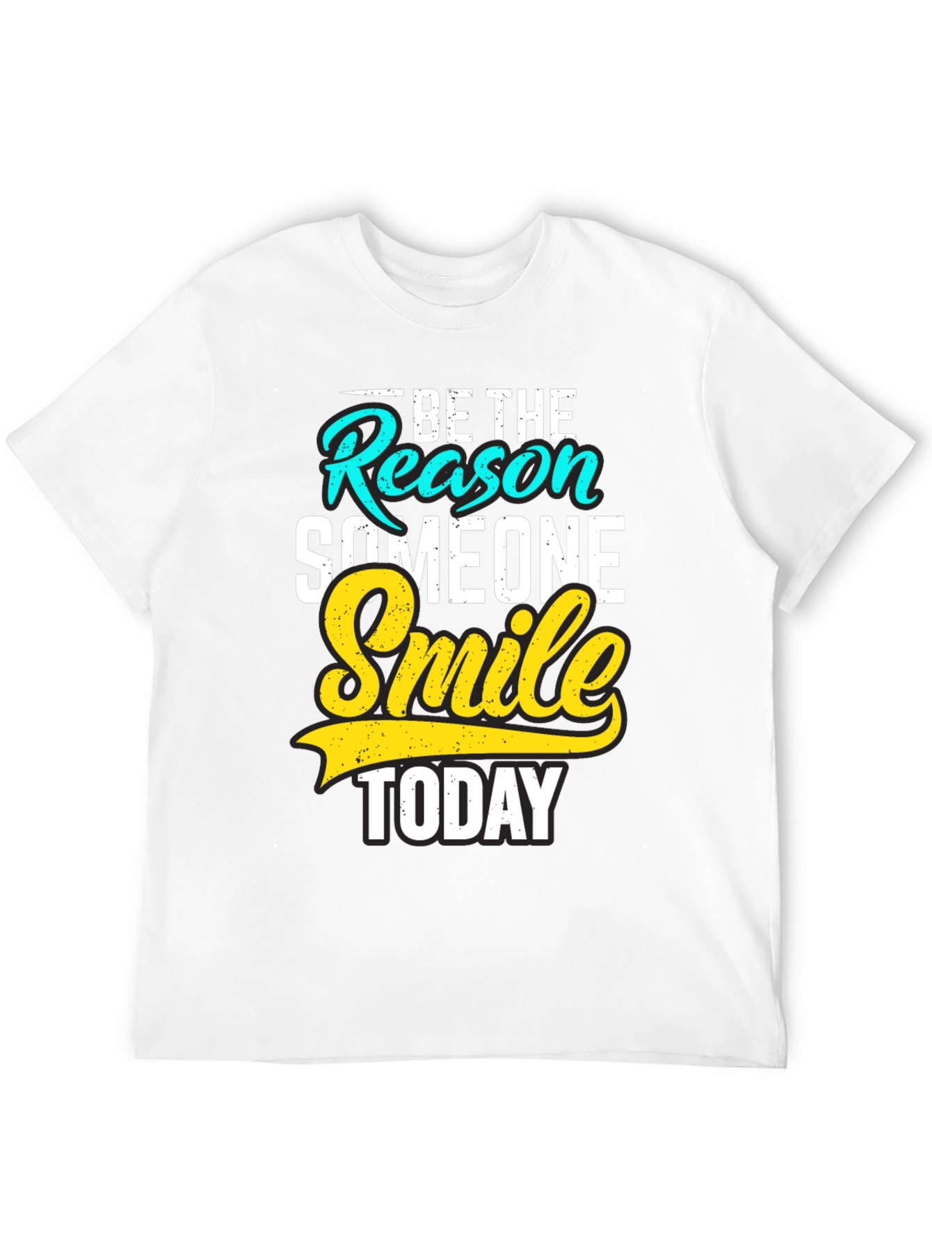 Black Be the Reason Smile Today Black Graphic Tee view 12