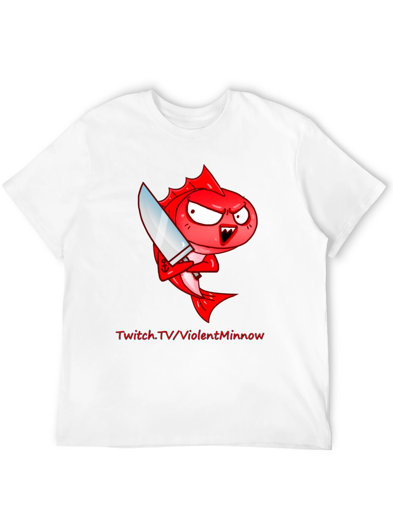 Black Violent Minnow Graphic Tee view 12