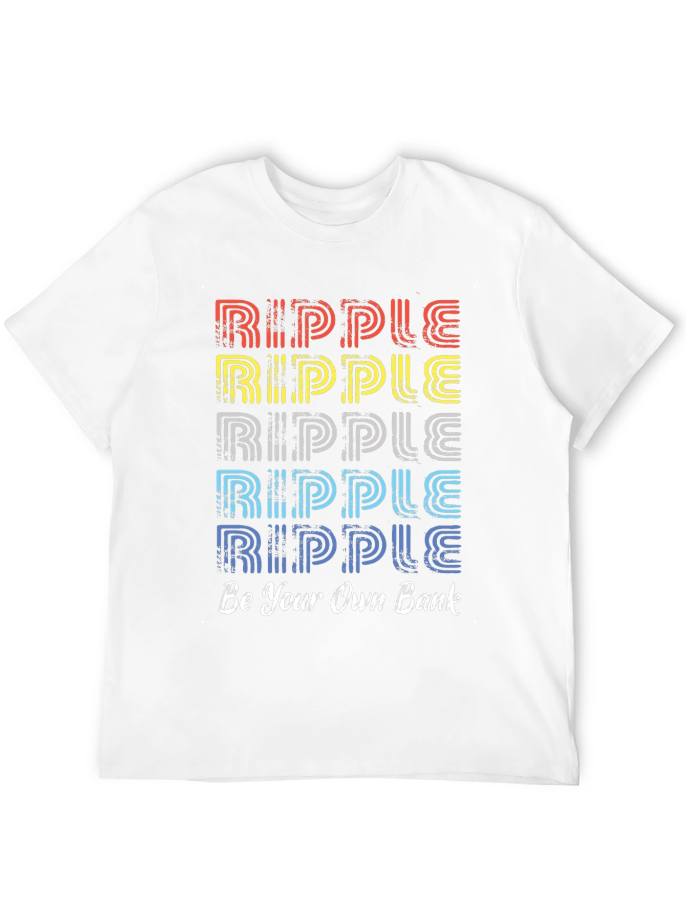 Black Ripple Be Your Own Bank Graphic T-Shirt view 12