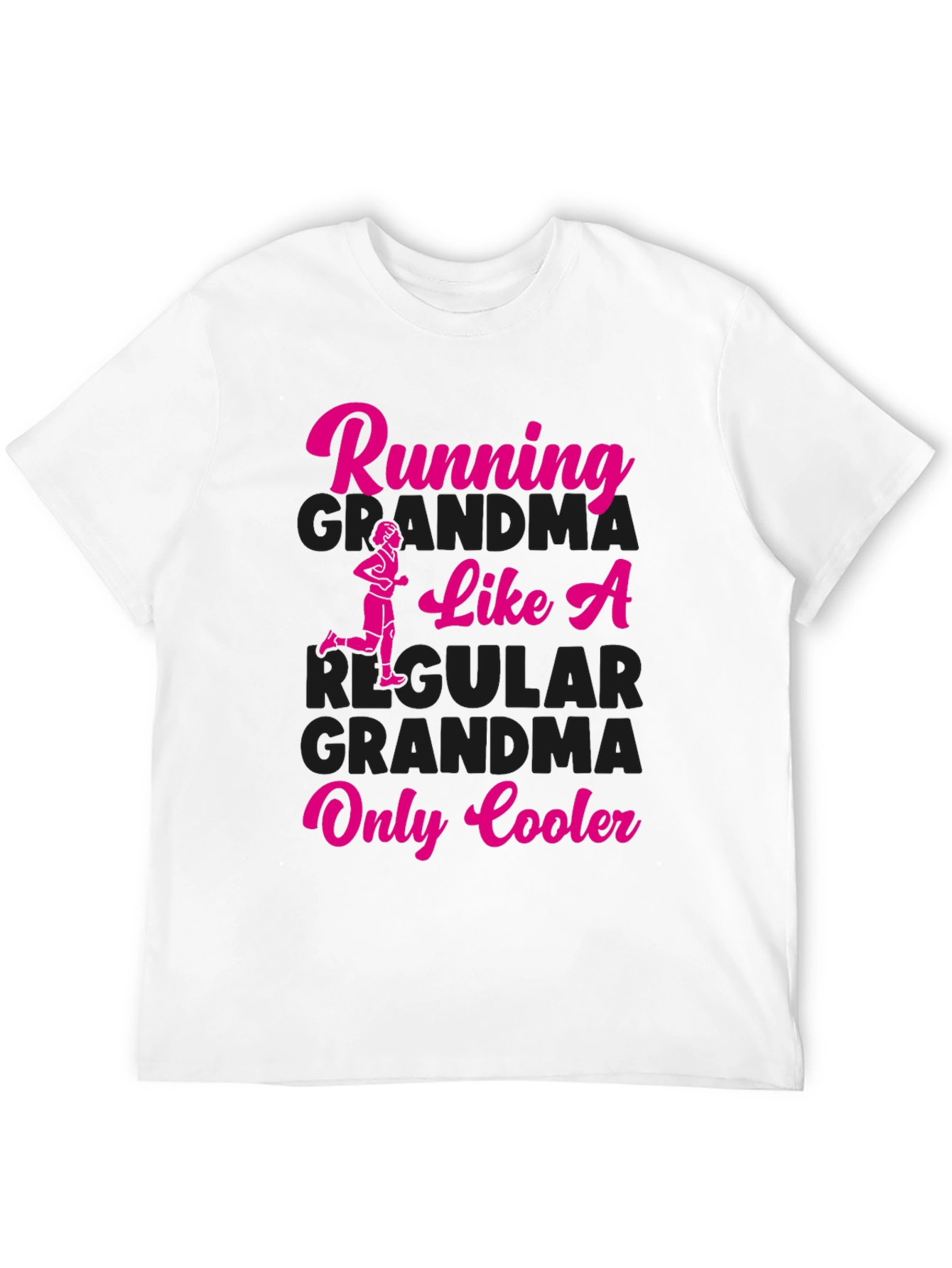 Black Running Grandma Graphic Tee - Only Cooler! view 12