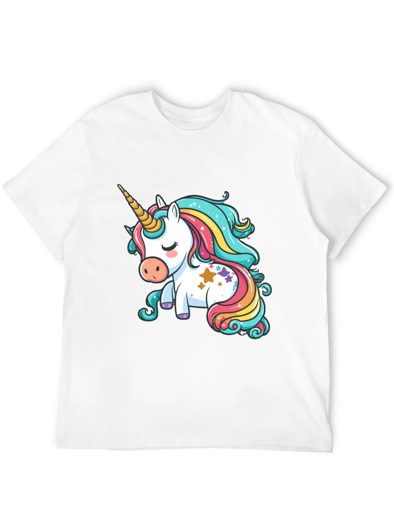 Black Unicorn Graphic Tee - Cute Cartoon Design view 12