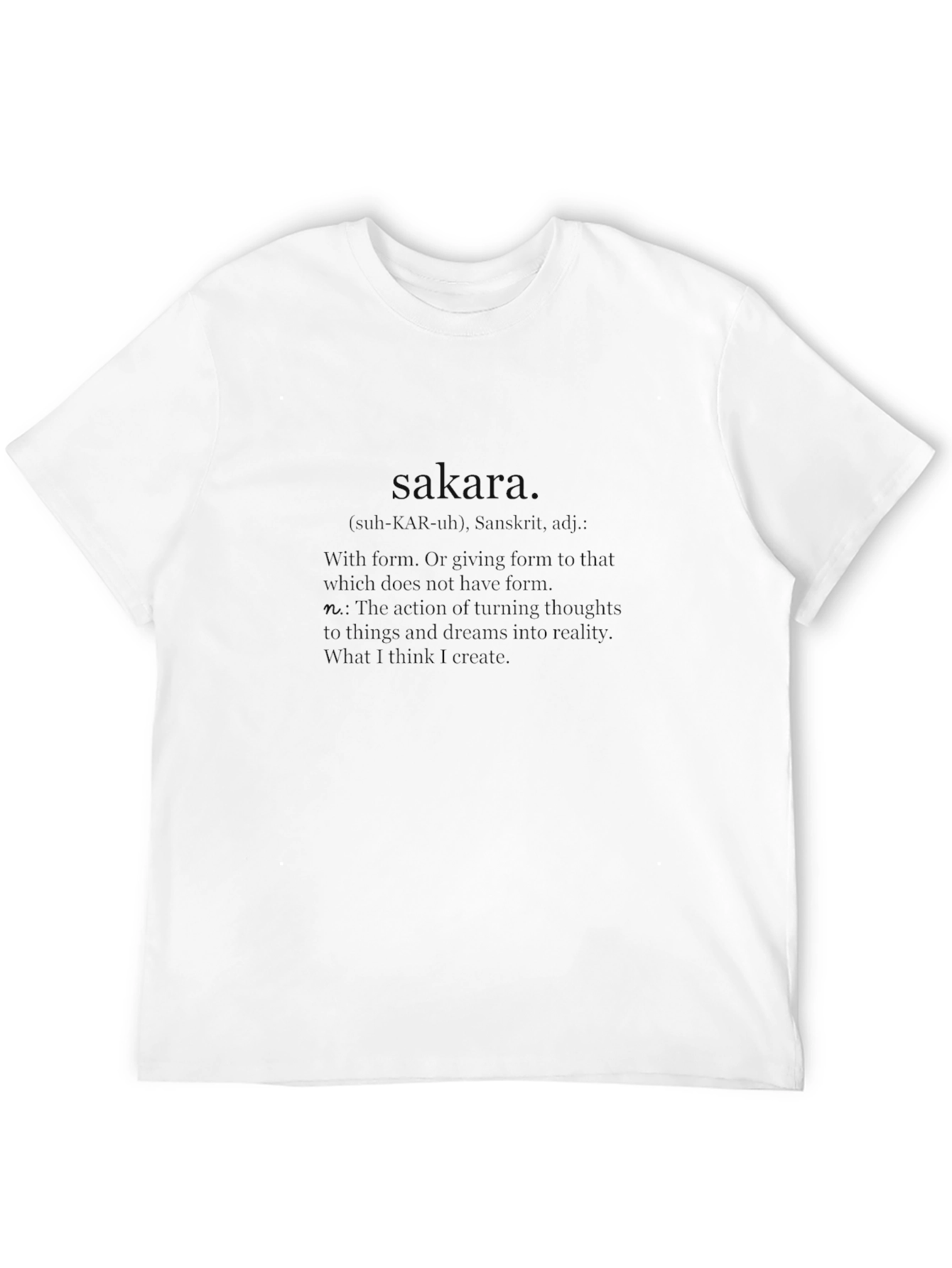 Black Sakara Definition Graphic Tee - Black T-Shirt view 12