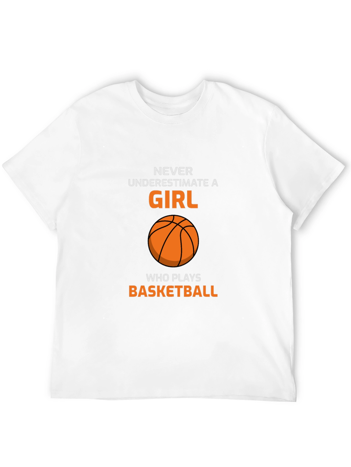 Black Basketball Girl T-Shirt - Never Underestimate view 12
