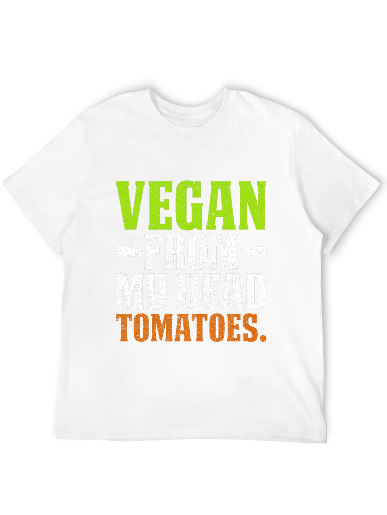 Black Vegan From My Head Tomatoes T-Shirt view 12
