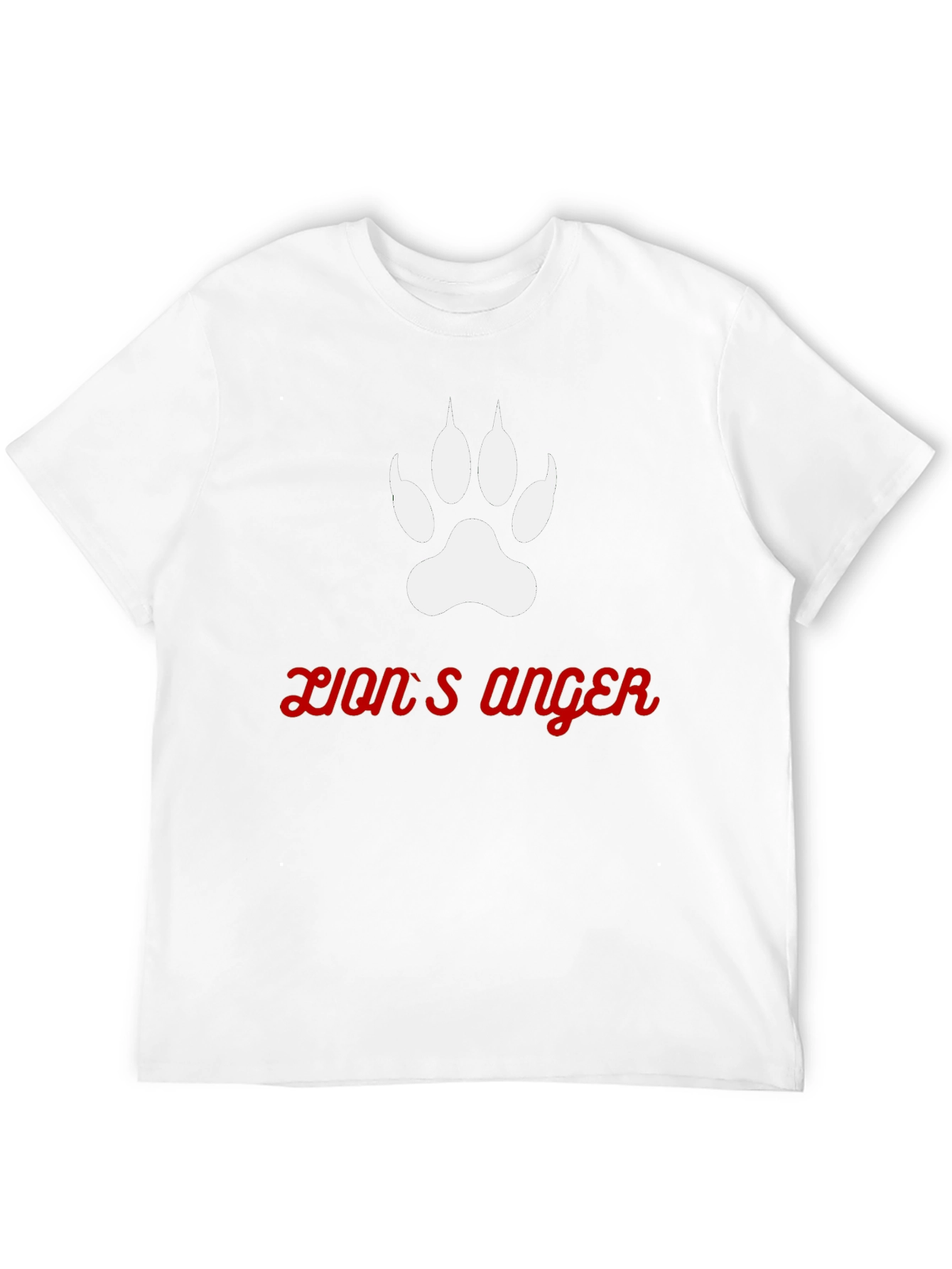 Black Lion's Anger Graphic Tee - Black Cotton Blend view 12