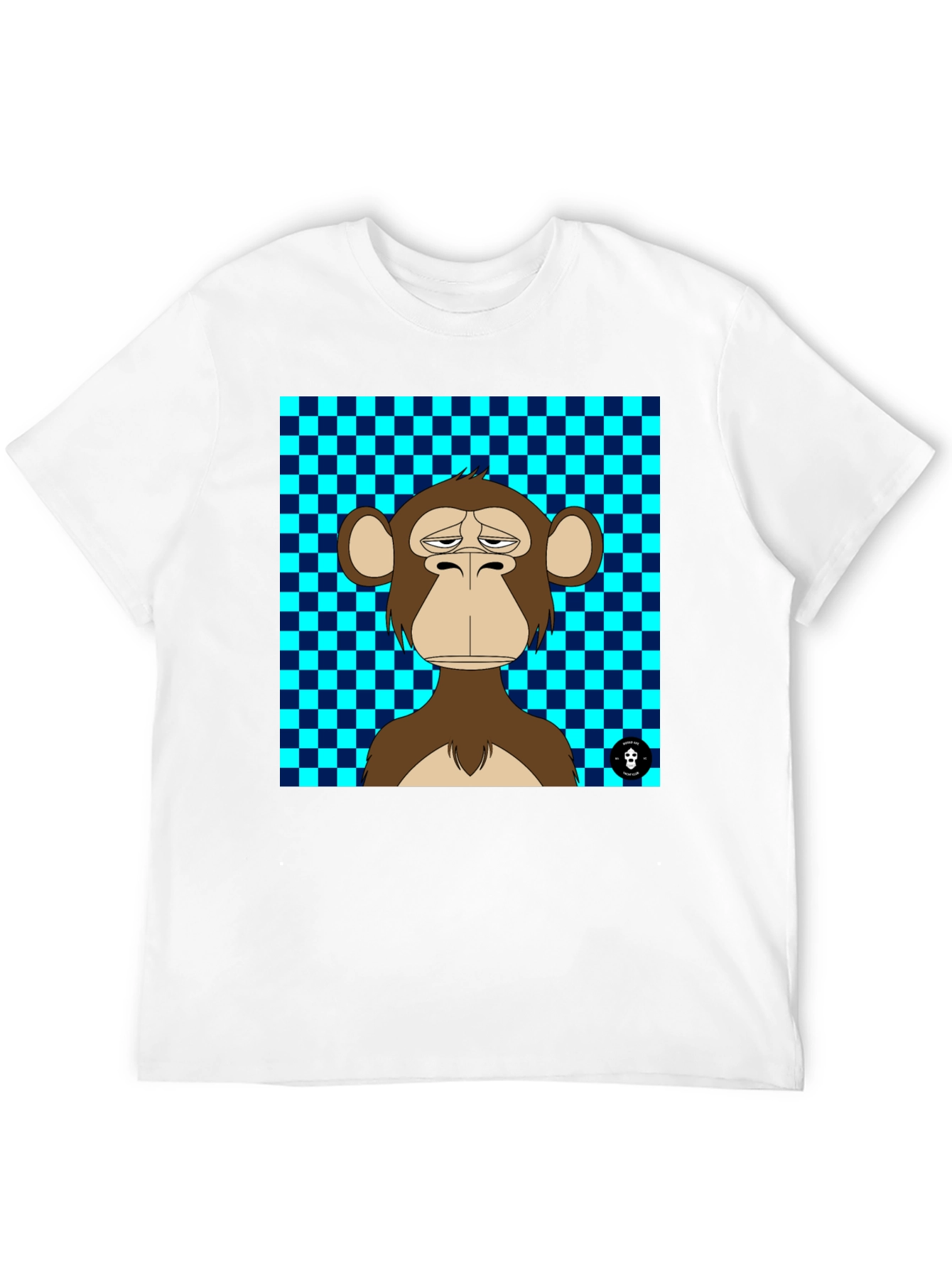 Black Bored Ape T-Shirt: Funky Graphic Tee view 12