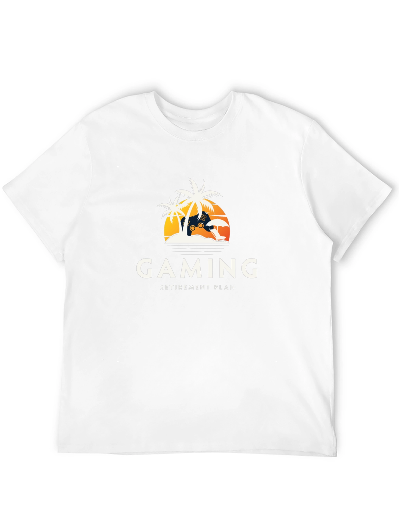 Black Gaming Retirement Plan T-Shirt view 12