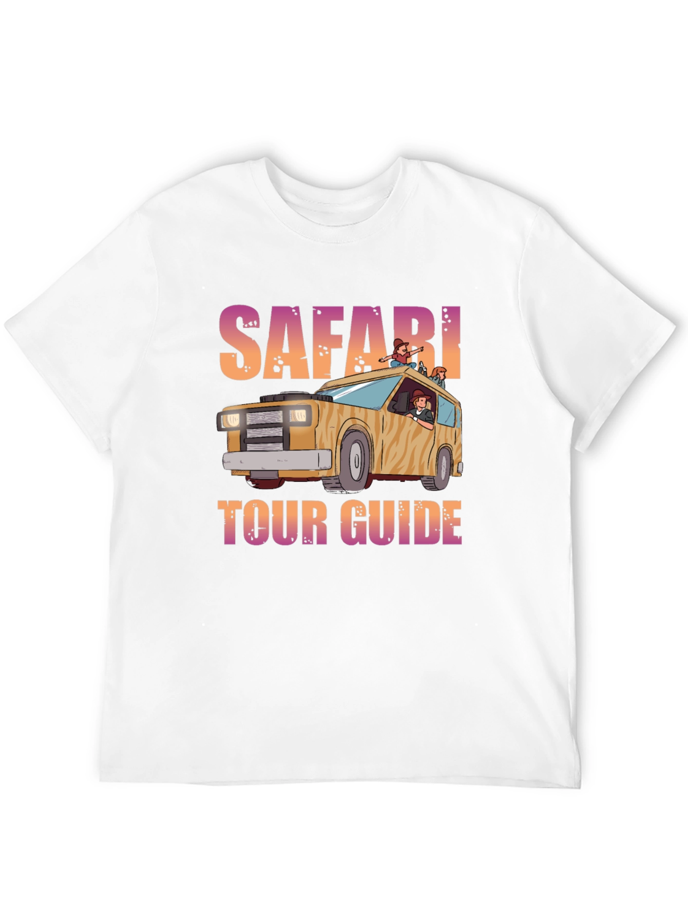 Black Safari Tour Guide Graphic T-Shirt view 12