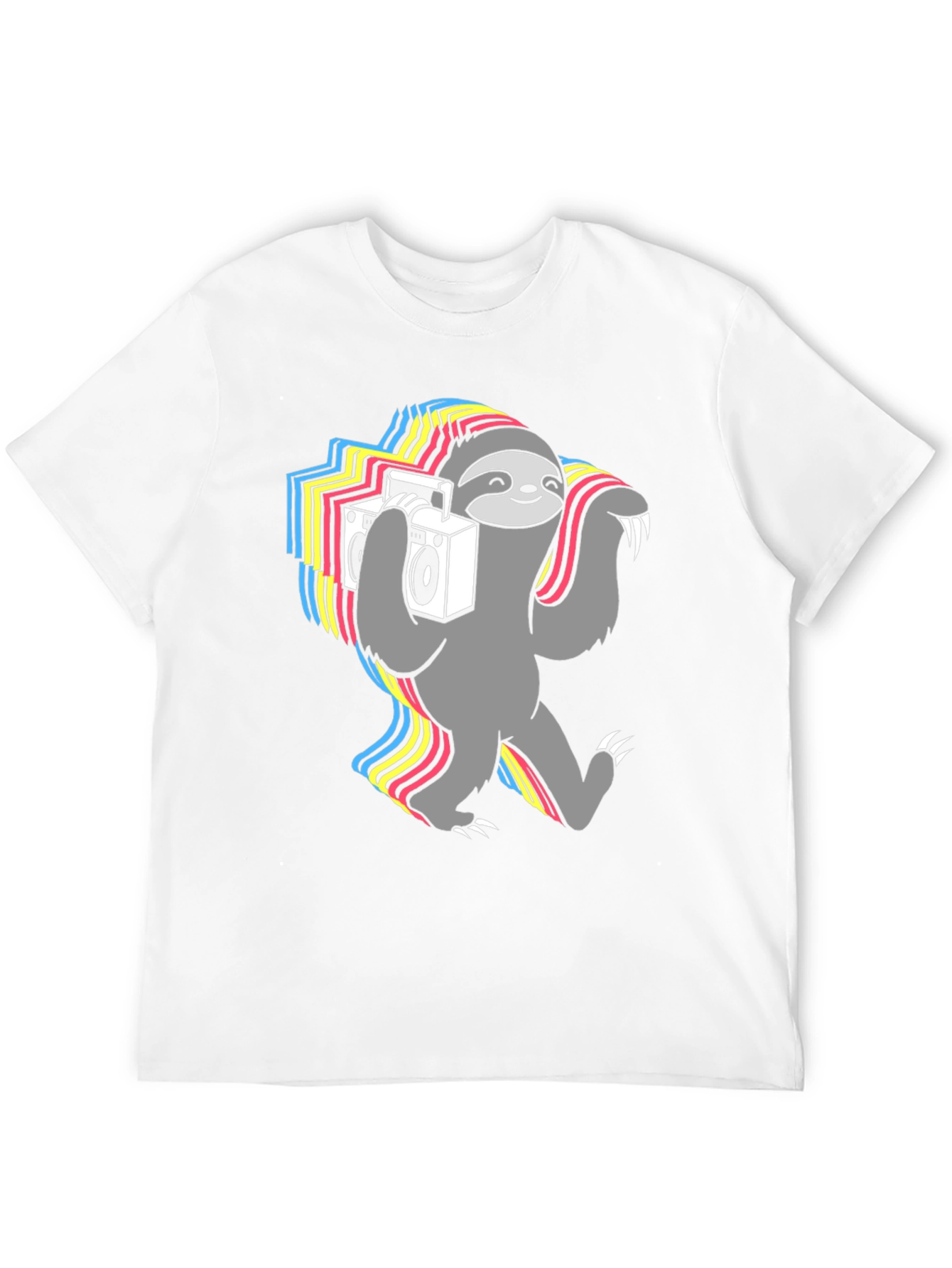 Black Sloth DJ Graphic Tee - Cool & Funky view 12