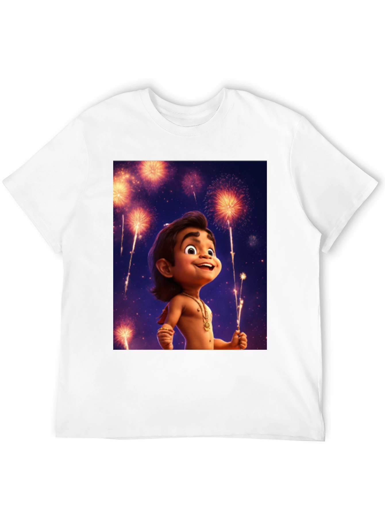 Maui Fireworks Cartoon T-Shirt - 12