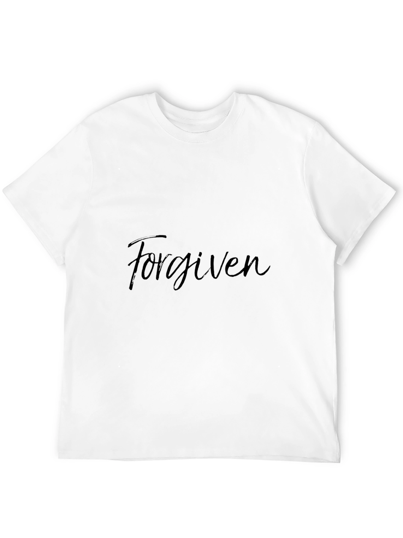 Black Forgiven Graphic Tee - Soft Cotton Blend view 12
