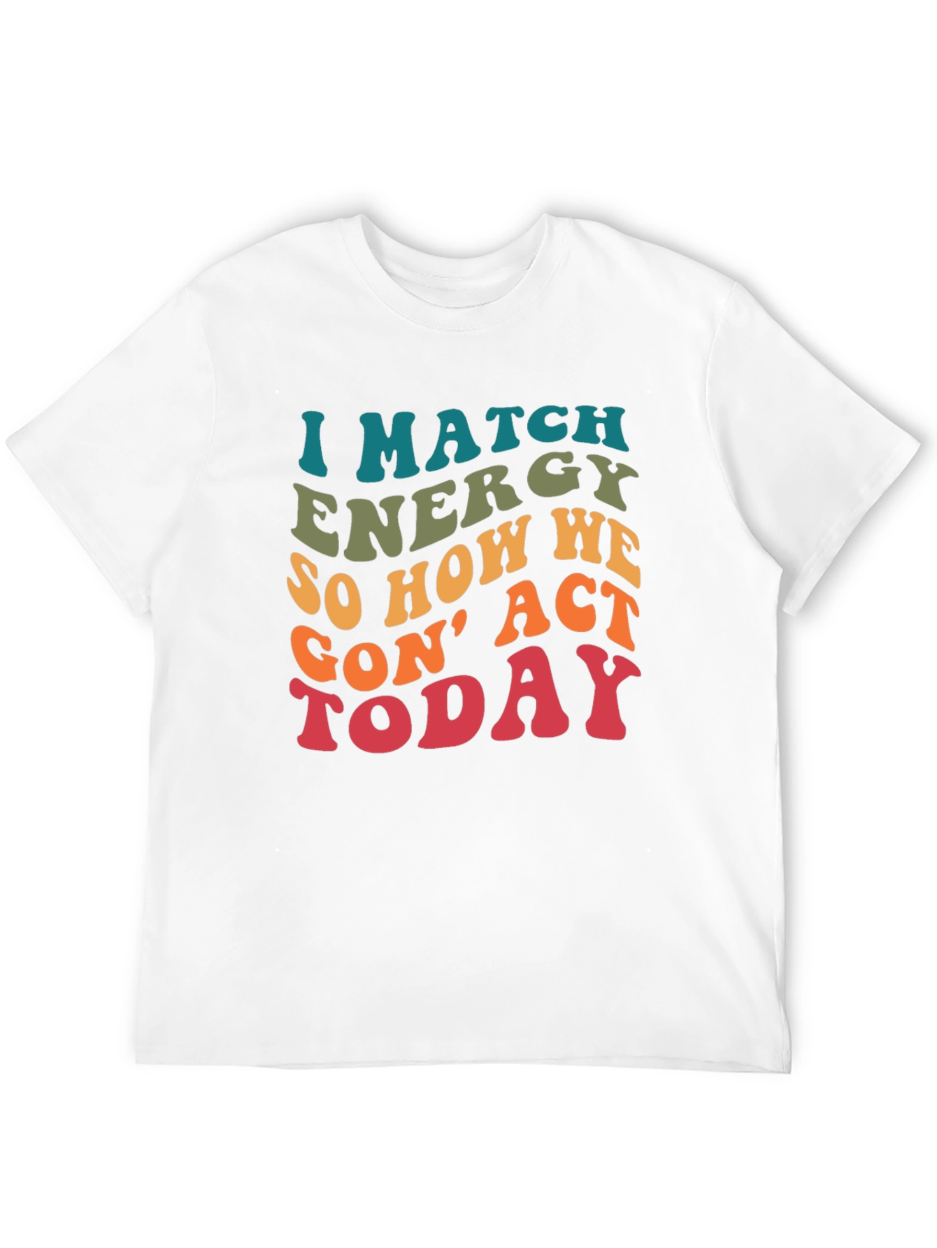 Black I Match Energy Graphic T-Shirt view 12