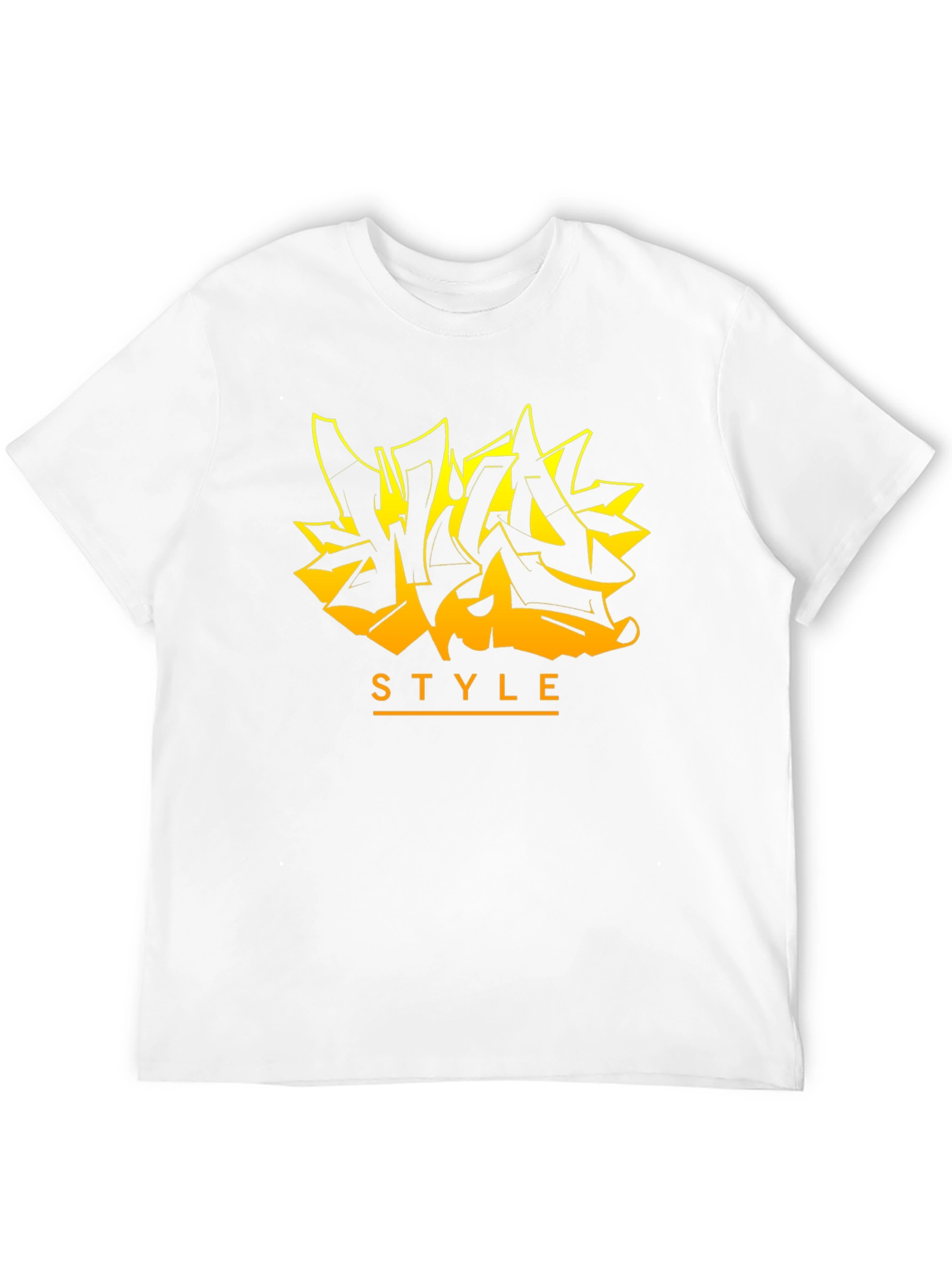 Black Urban Style Graffiti Tee - Black Graphic T-Shirt view 12