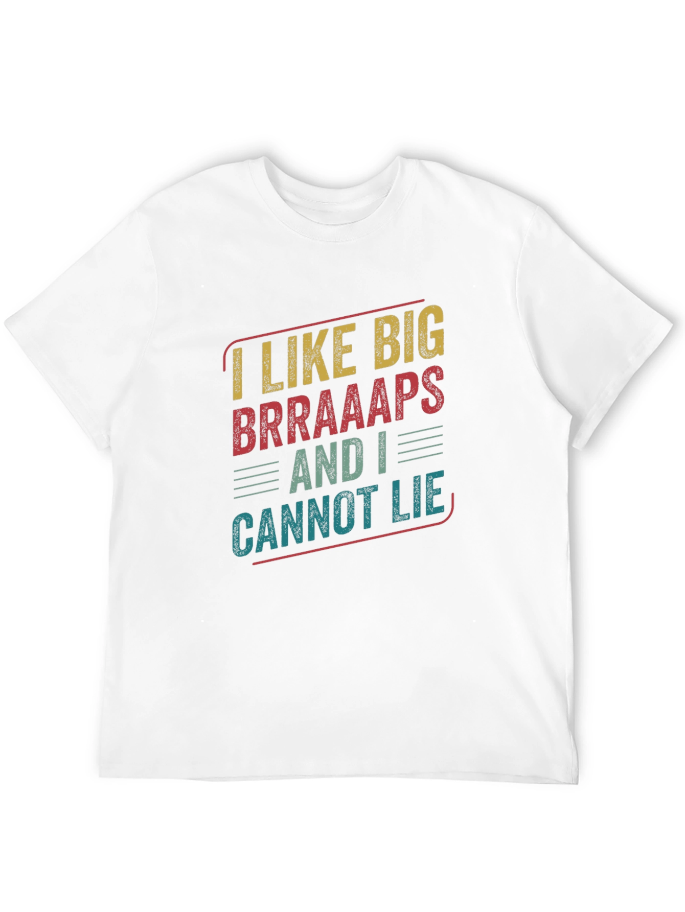 Black I Like Big Brraaaps Funny T-Shirt view 12