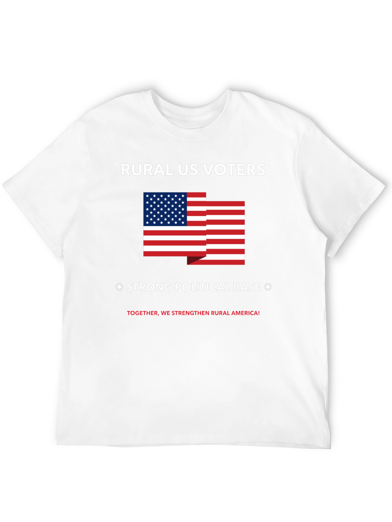Black Rural US Voters Strong Political Base T-Shirt view 12