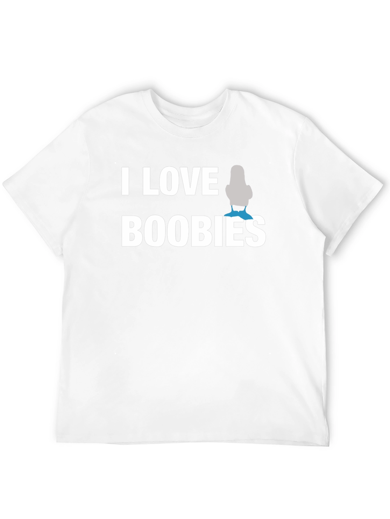 Black I Love Boobies T-Shirt - Funny Novelty Tee view 12