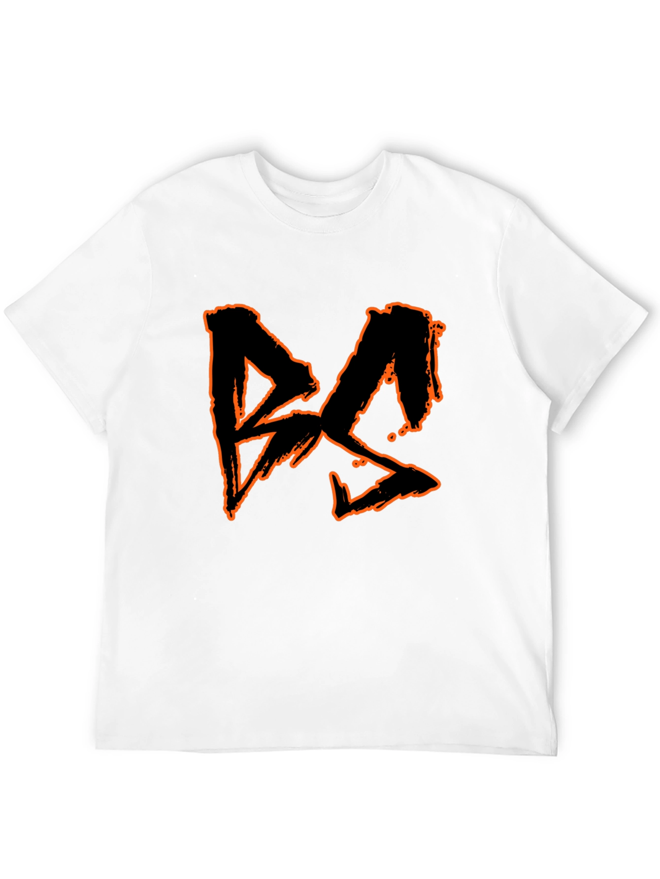 Black Edgy Graphic Print Black T-Shirt view 12