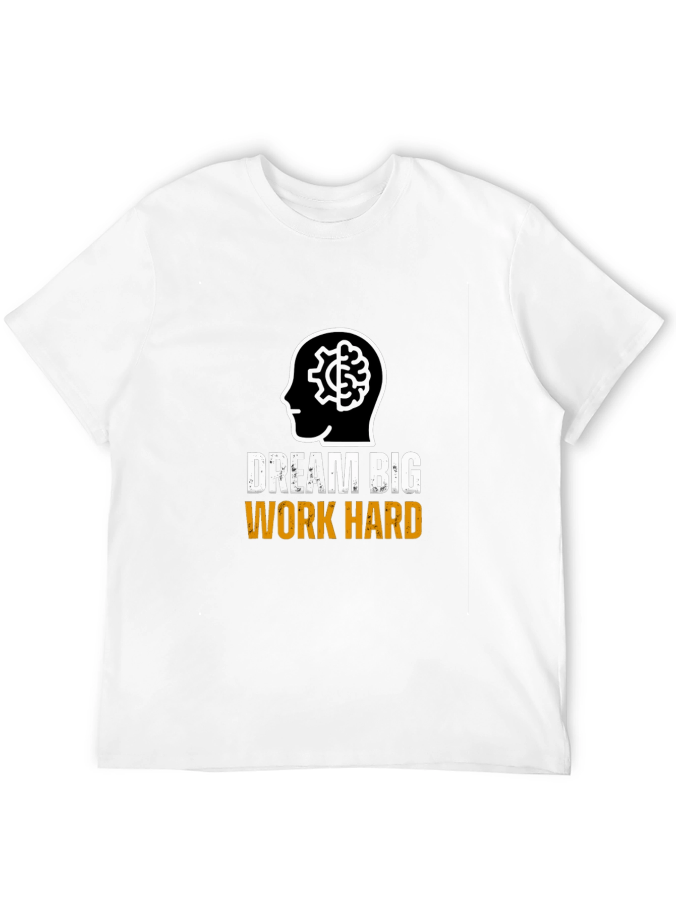 Black Dream Big Work Hard Graphic T-Shirt view 12