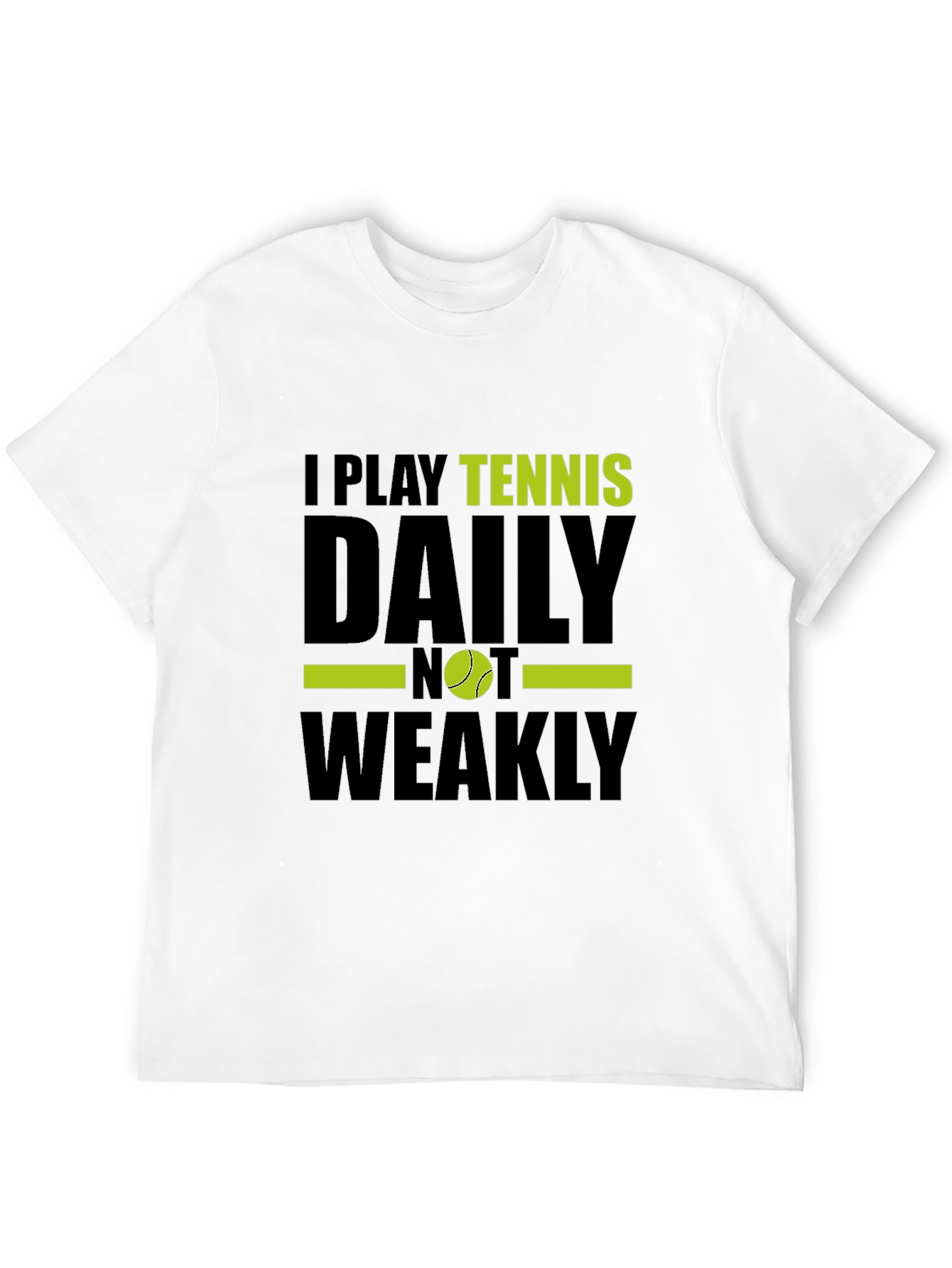 Black Tennis Player Graphic T-Shirt - Daily NOT Weakly! view 12