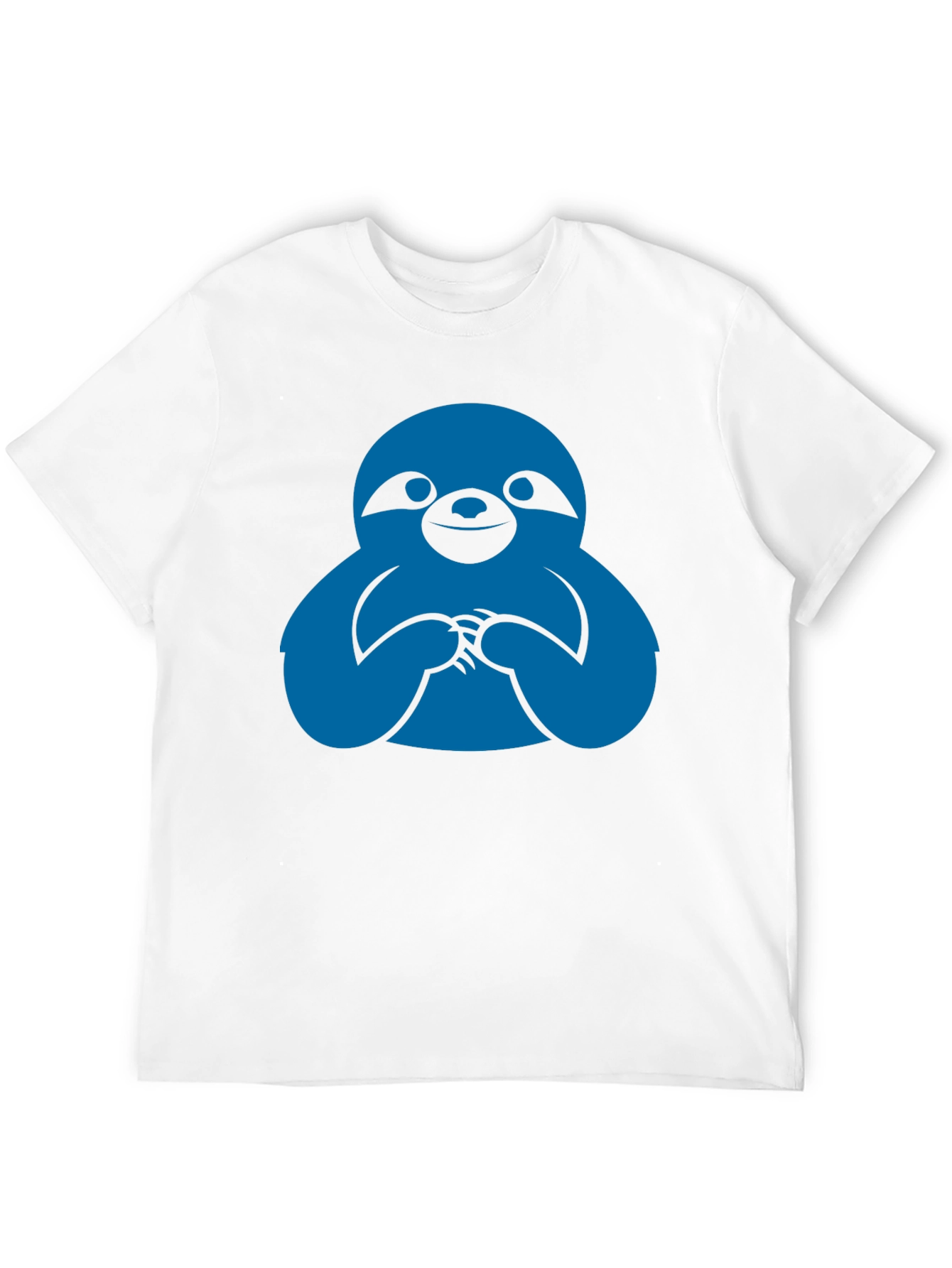 Black Sloth Graphic Tee - Black Crew Neck T-Shirt view 12