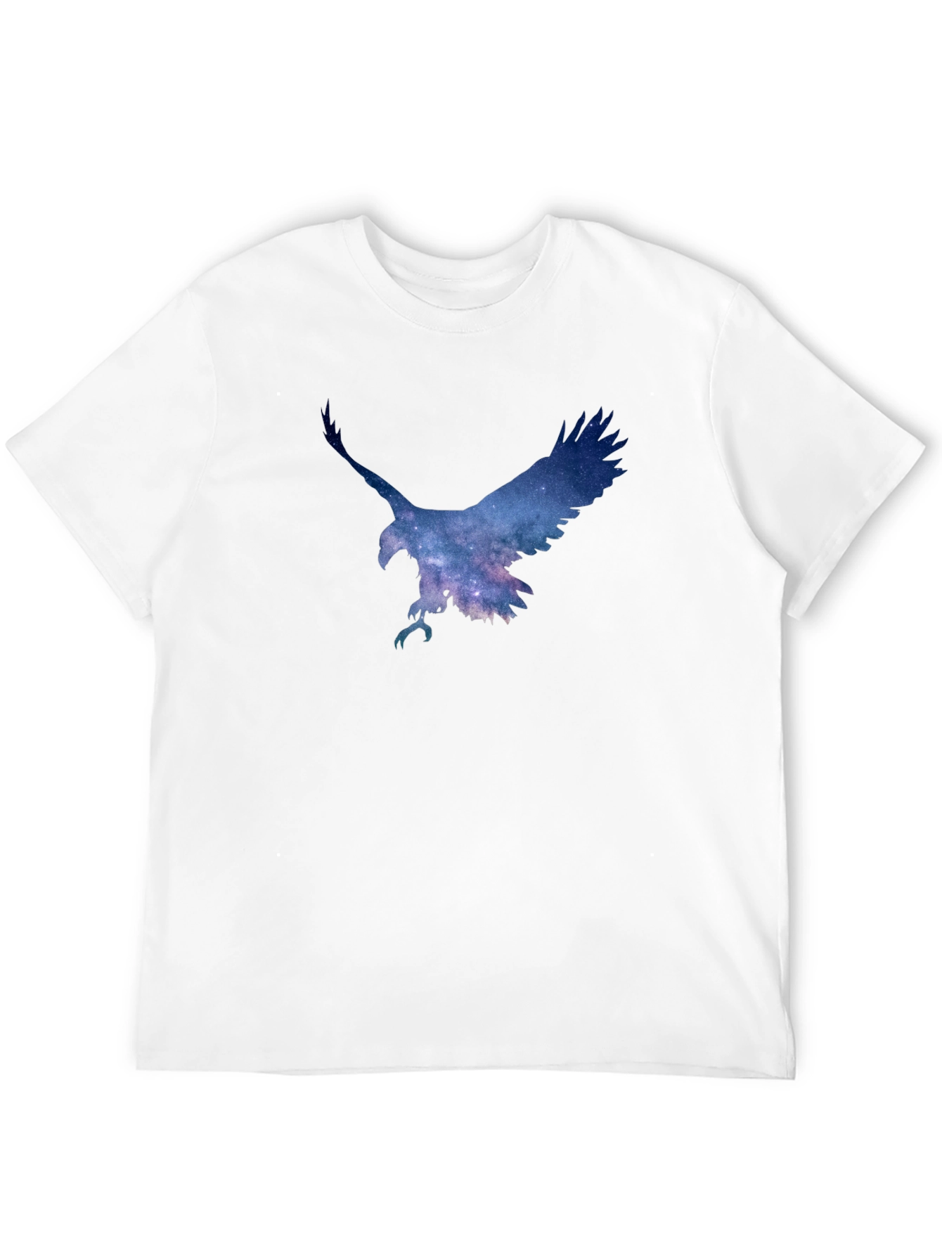 Black Galaxy Eagle Graphic T-Shirt view 12