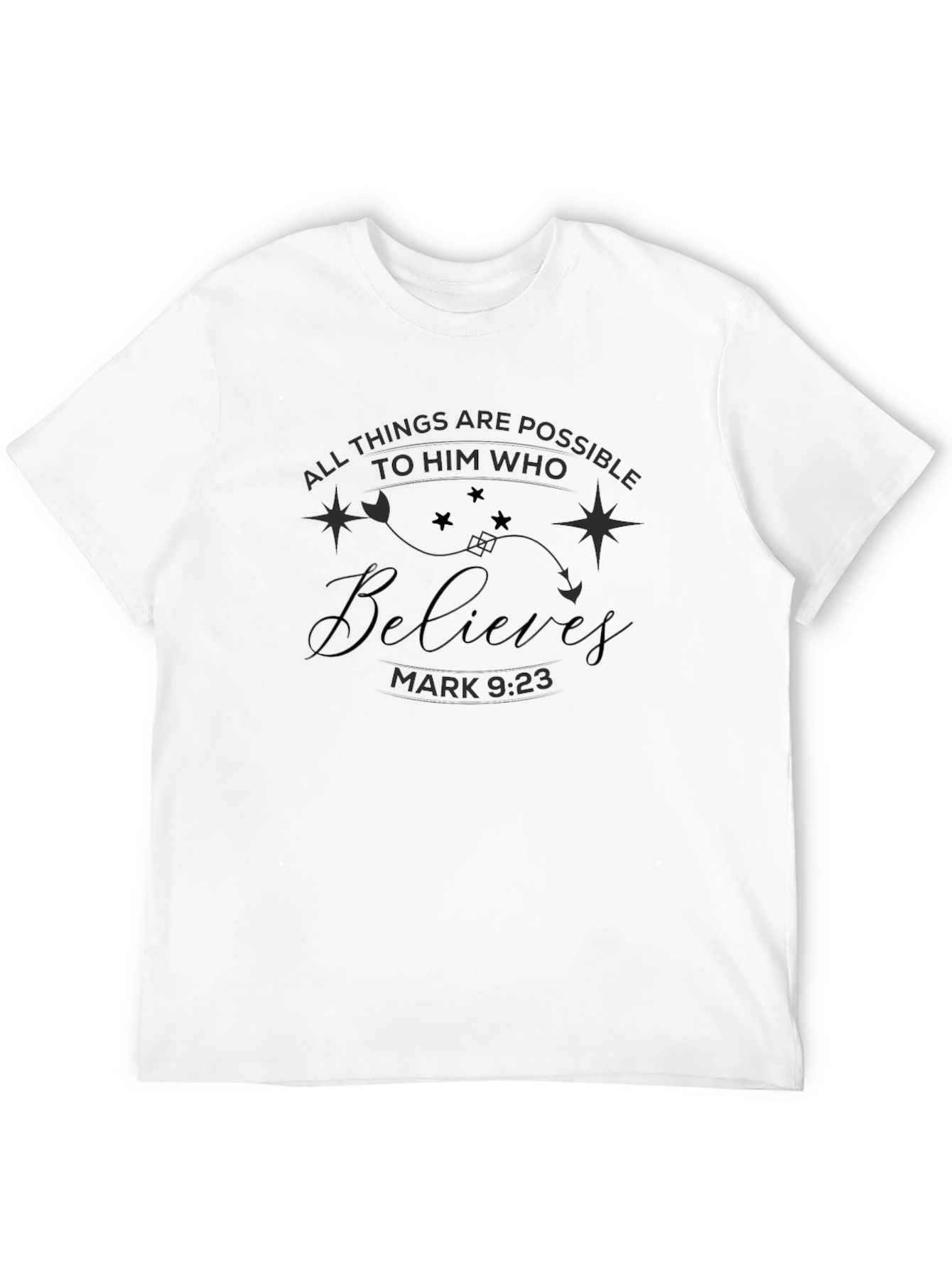 Faith Based Tee: All Things Are Possible T-Shirt - 12