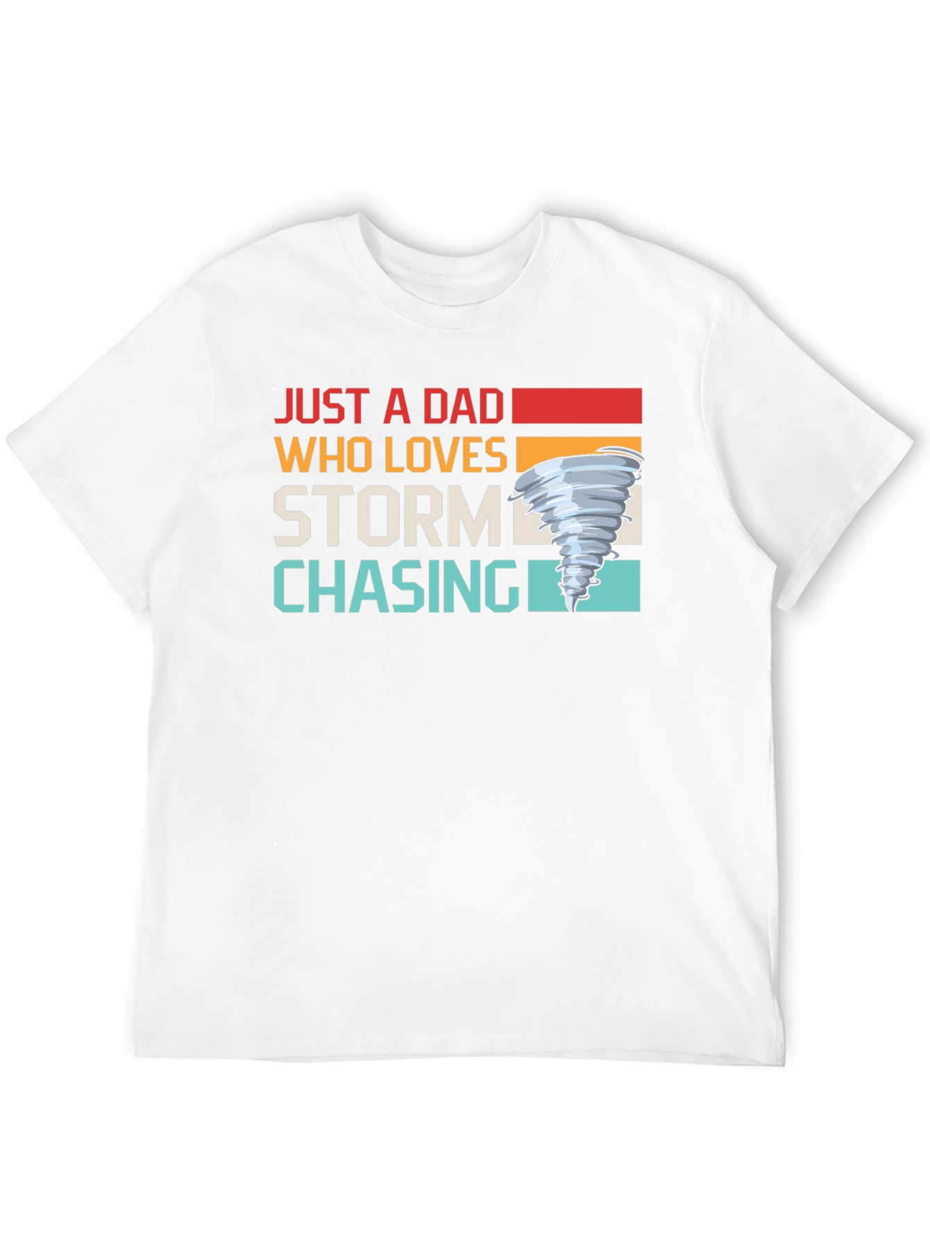 Black Storm Chaser Dad Graphic Tee - Black view 12