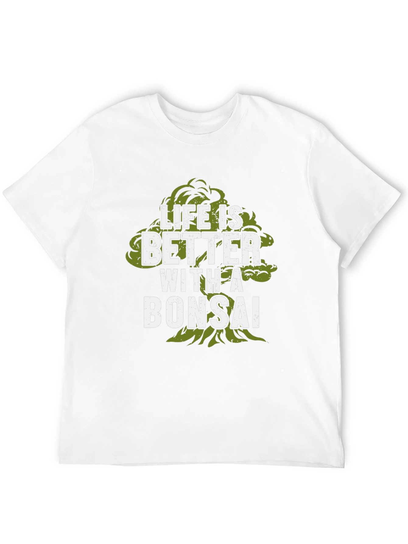 Black Life is Better with a Bonsai Black T-Shirt view 12