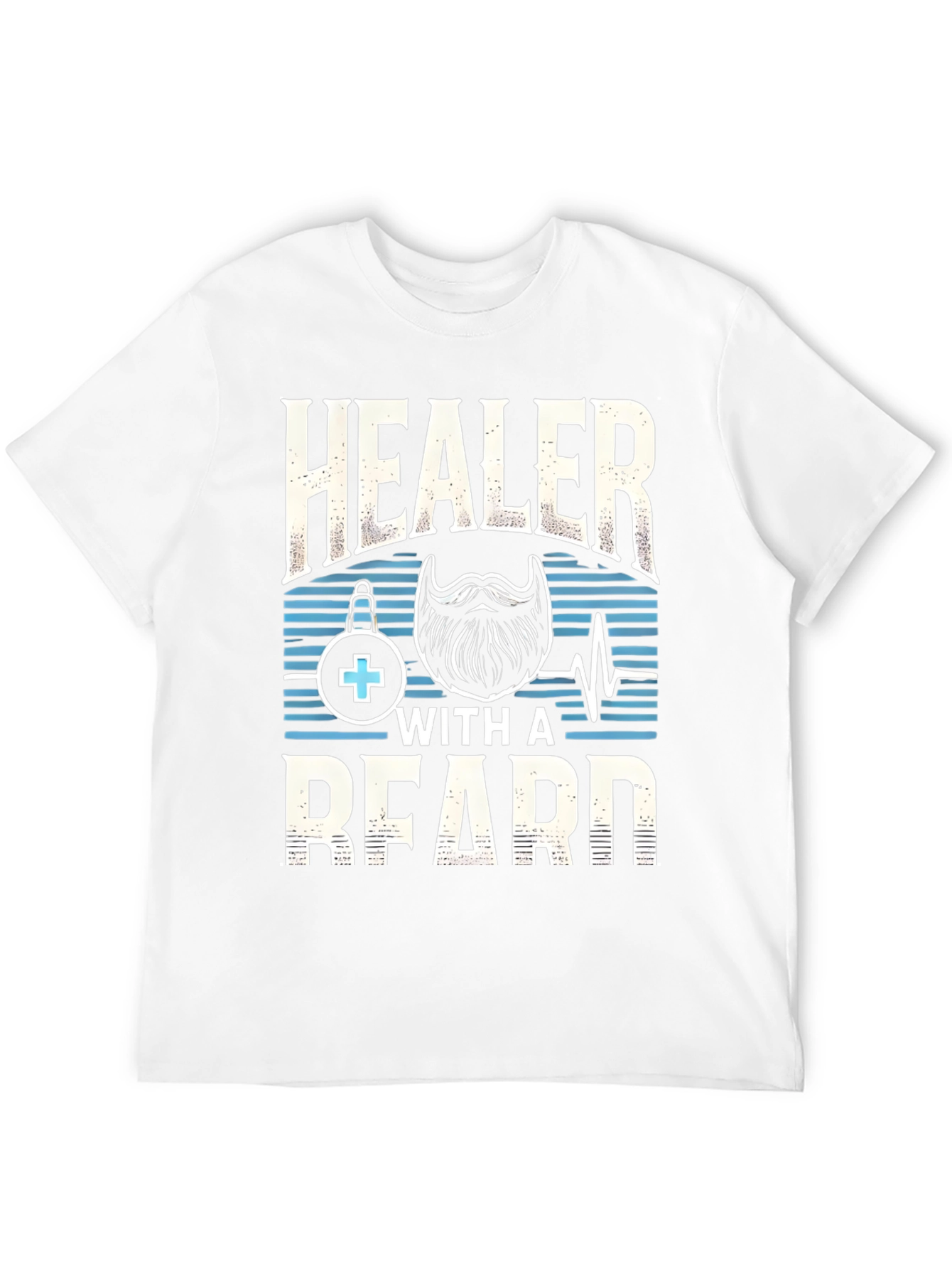 Black Healer With a Beard Graphic Tee view 12