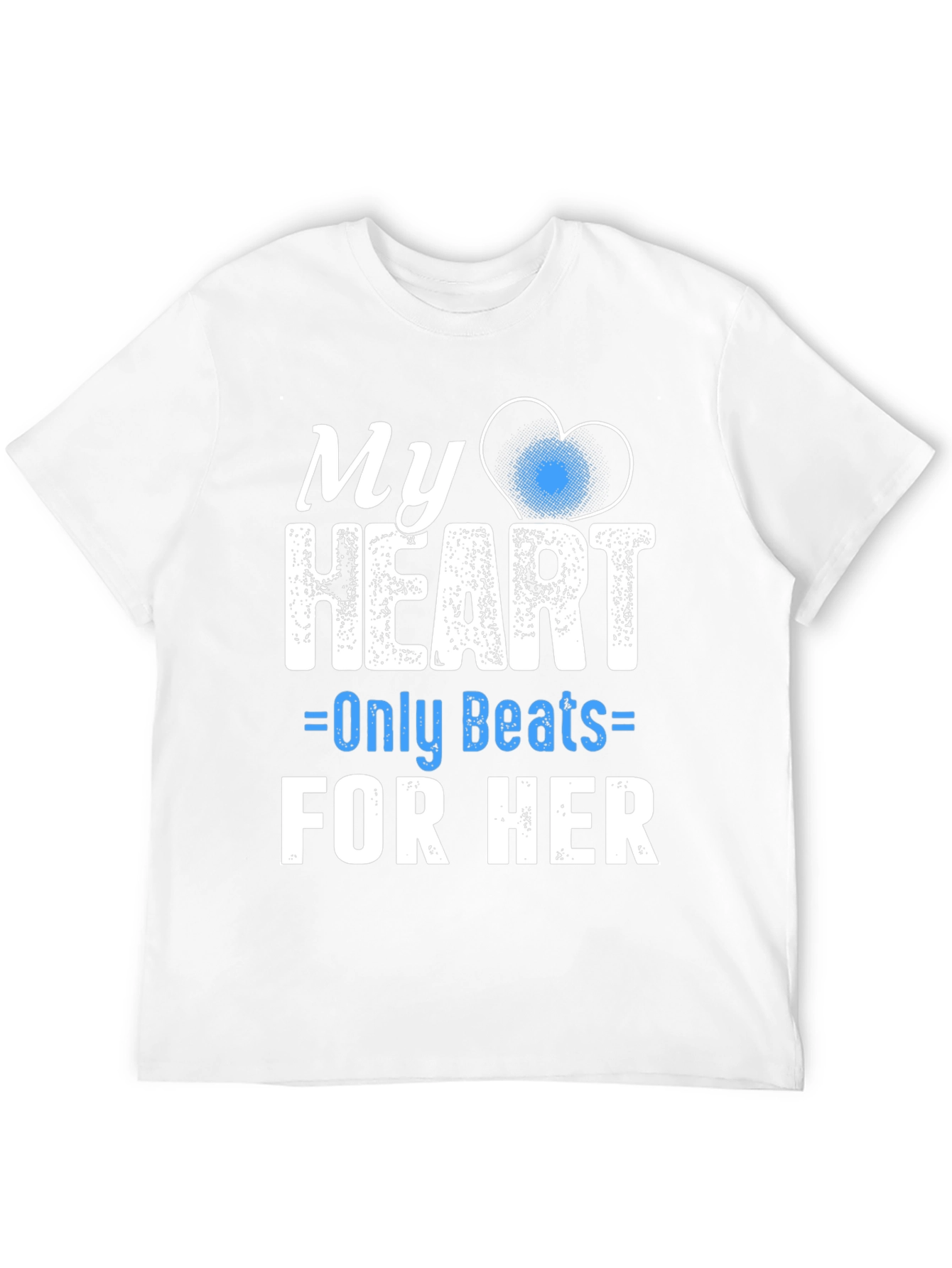 Black My Heart Only Beats For Her - Graphic Tee view 12