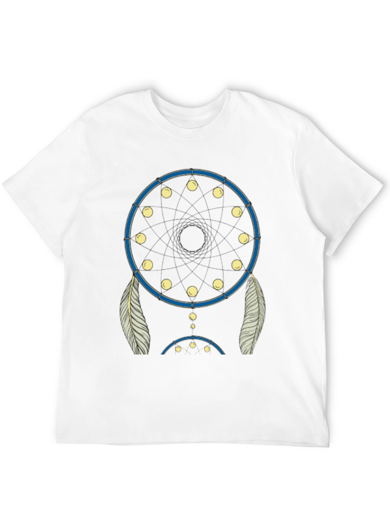 Black Dream Catcher Graphic Tee - Black Cotton Blend view 12