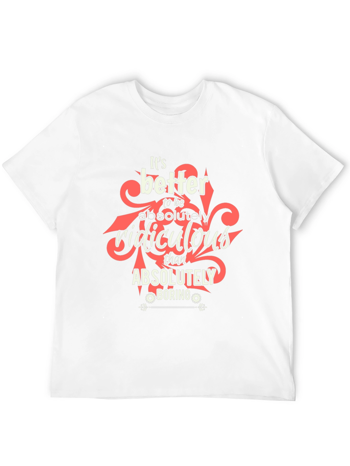 Black Ridiculous > Boring Graphic Tee - Black Cotton view 12