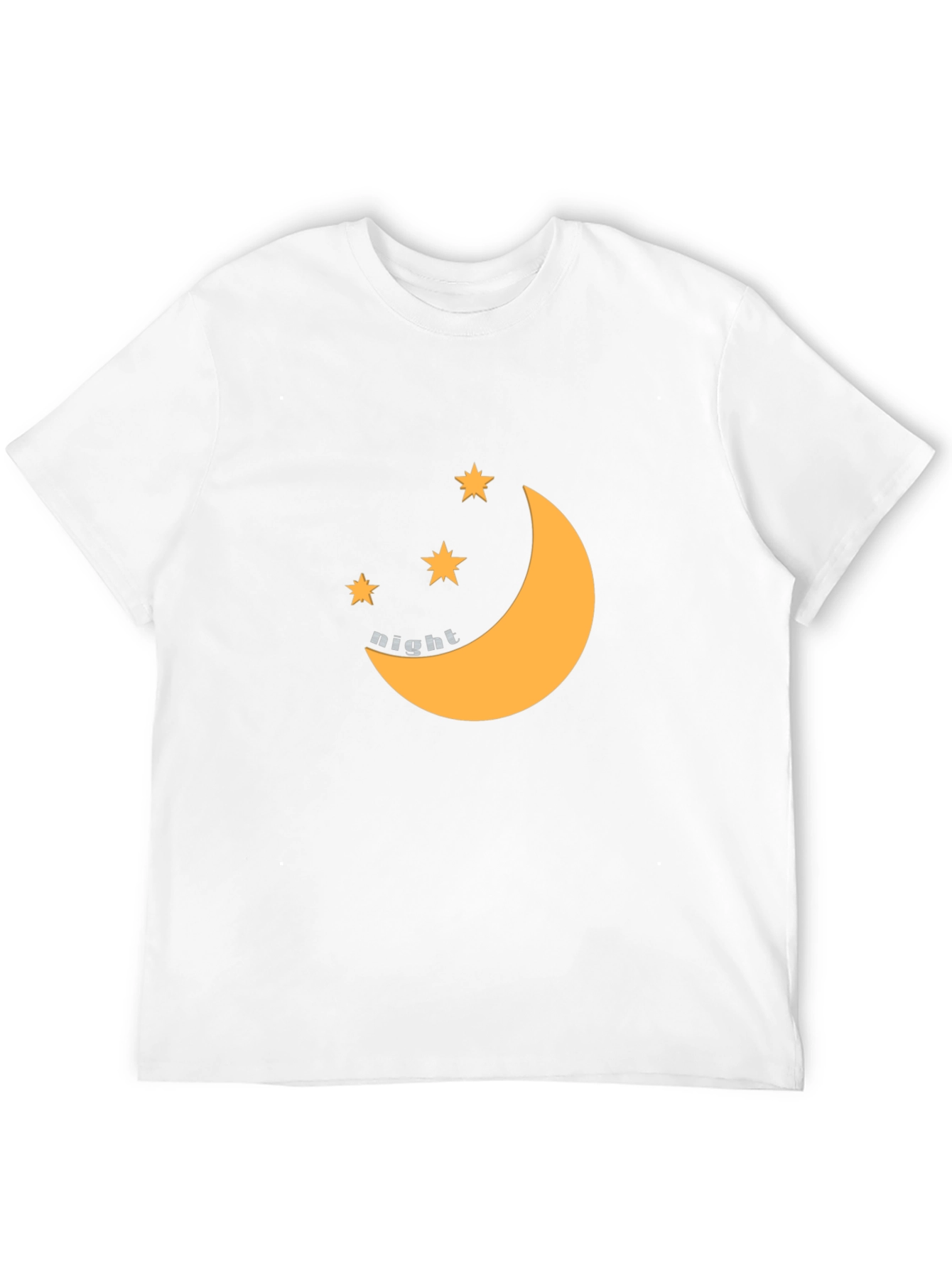 Black Night Sky Graphic Tee - Black Cotton Blend view 12