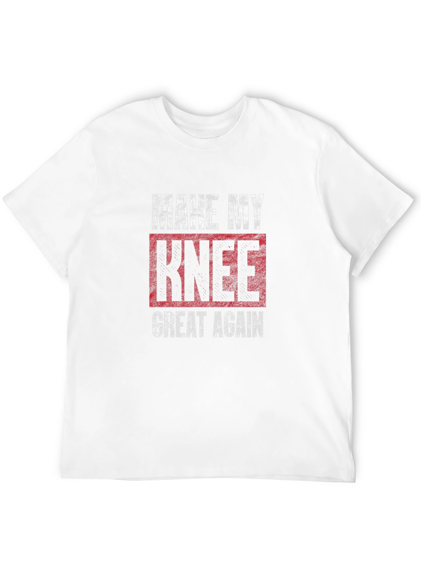 Black Make My Knee Great Again T-Shirt view 12