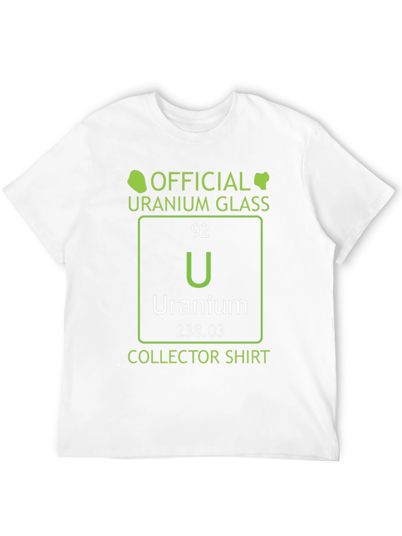 Black Uranium Glass Collector T-Shirt - Periodic Table Tee view 12