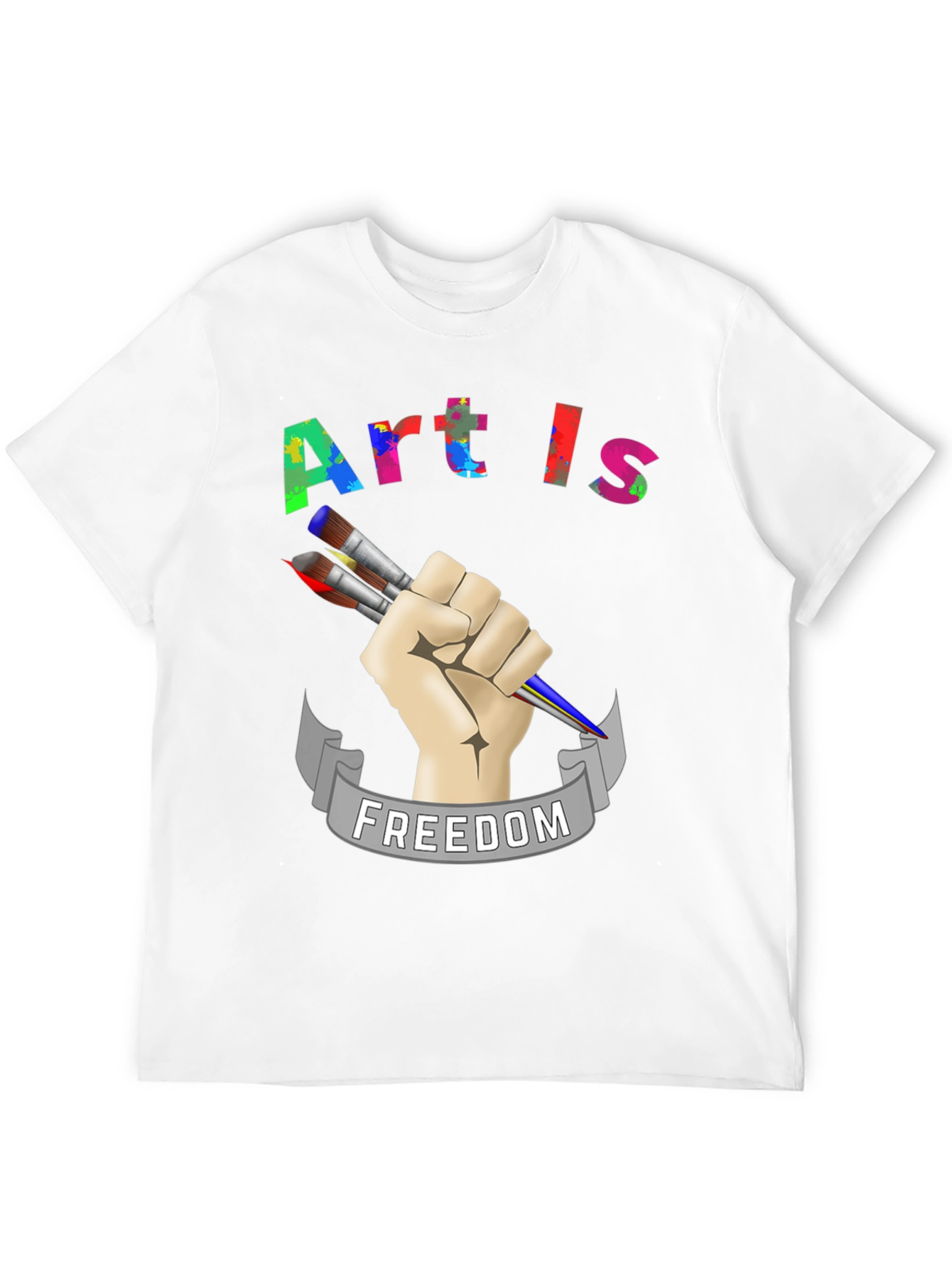 Black Art is Freedom Graphic T-Shirt view 12