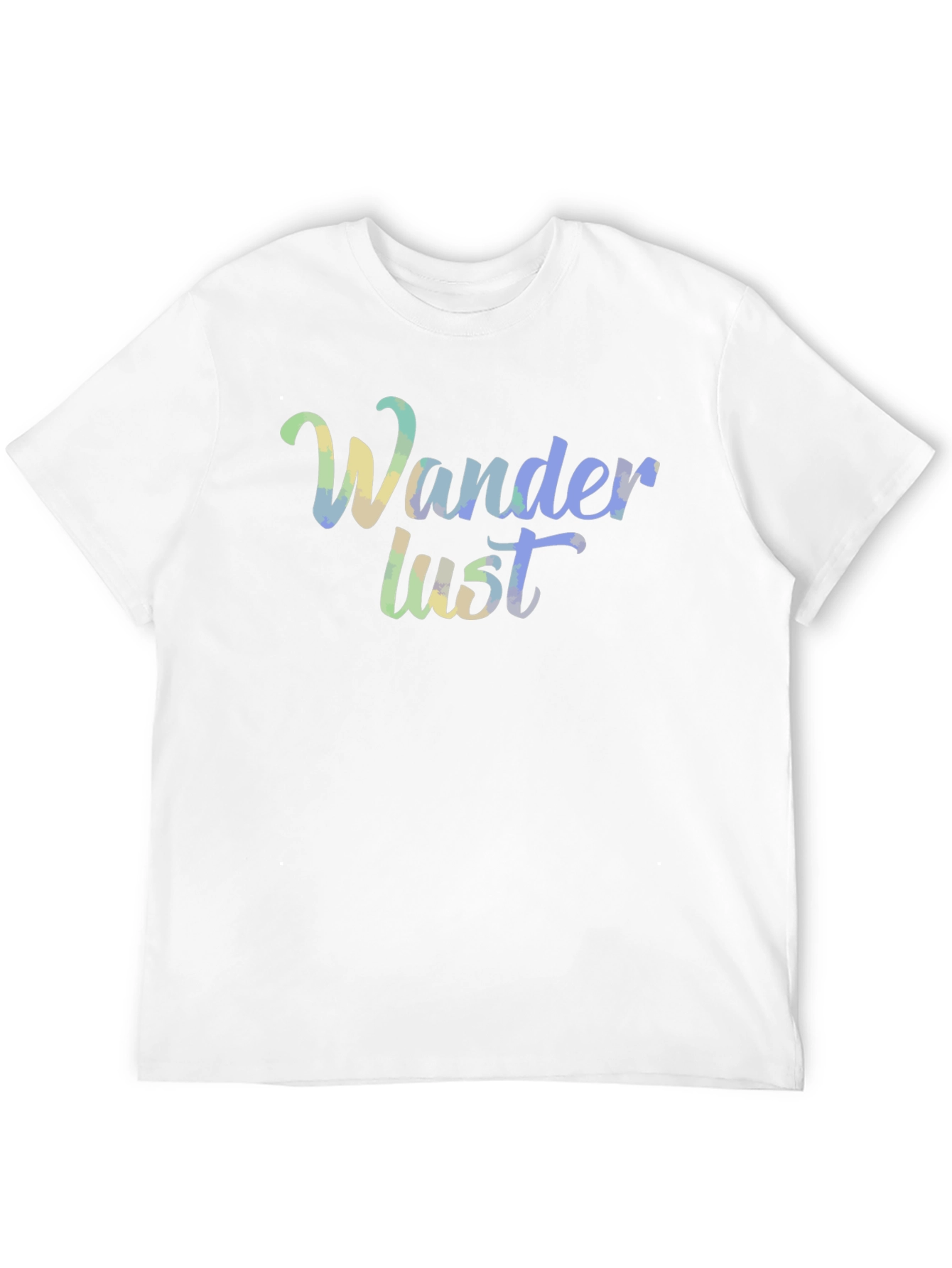 Black Wanderlust Graphic Print Black T-Shirt view 12