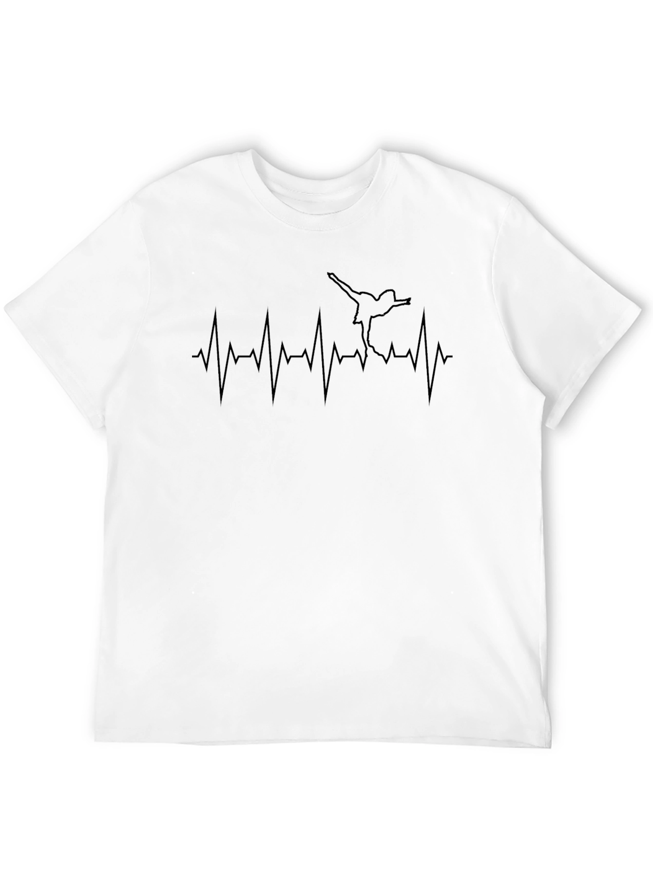 Black Dance Heartbeat T-Shirt - Black view 12